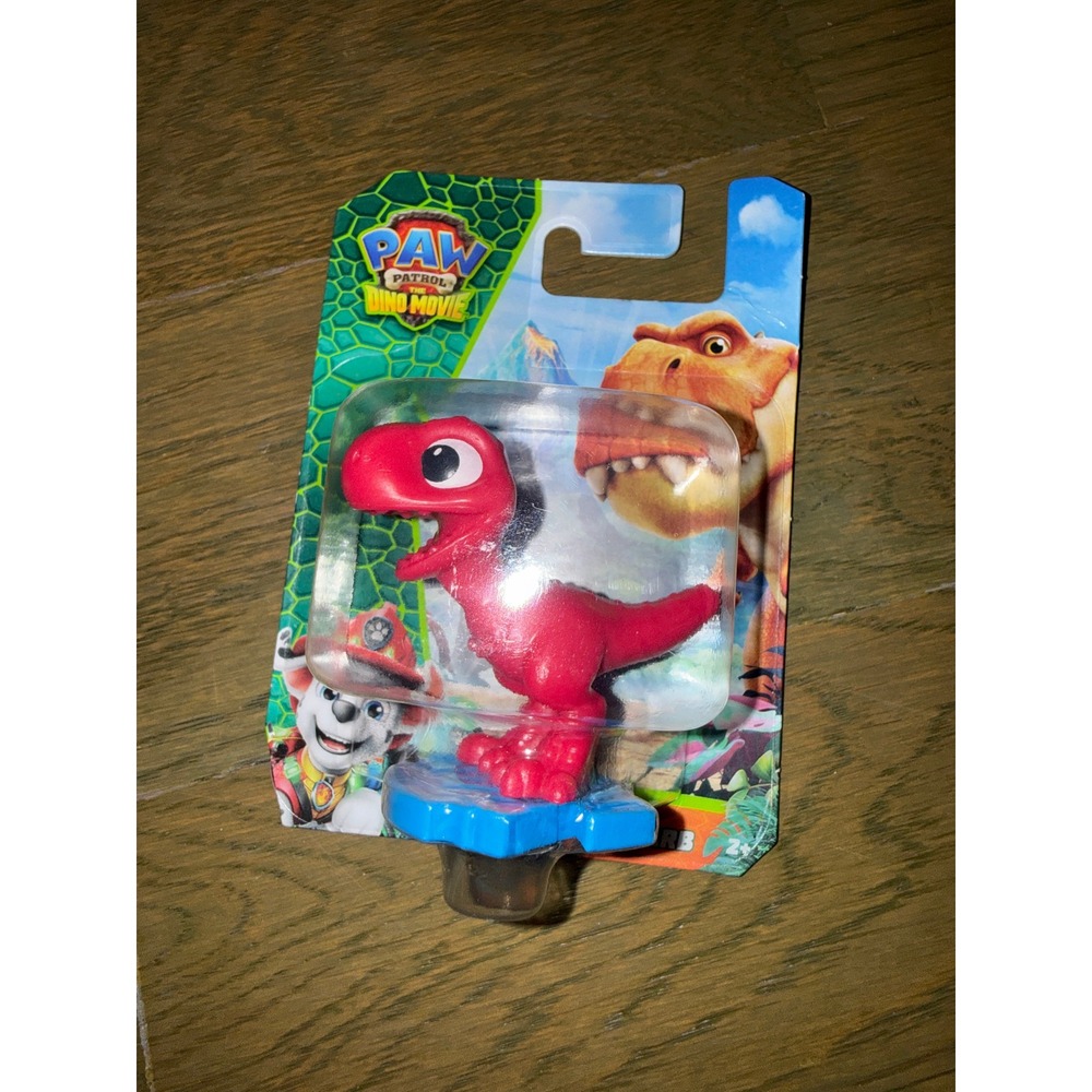 Paw Patrol The Dino Movie Rhubarb Red Dinosaur Mini Figure Spin Master New